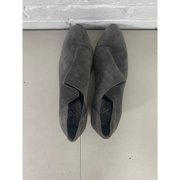 Vince Camuto Women's Suede Leather Deadra Ankle Booties Gray Size US 8 - Picture 4 of 7